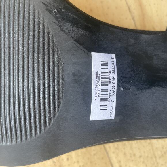 Torrid Black Faux Suede Ankle Strap Stiletto Heel (WW) Women’s‎ Size 7W - Picture 7 of 9